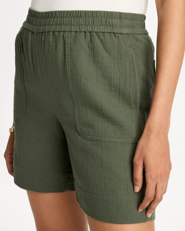 Gauze Cotton Shorts - image 4